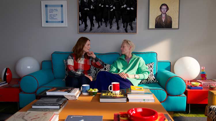 Tilda Swinton y Julianne Moore para 'La habitación de al lado' de Pedro Almodóvar