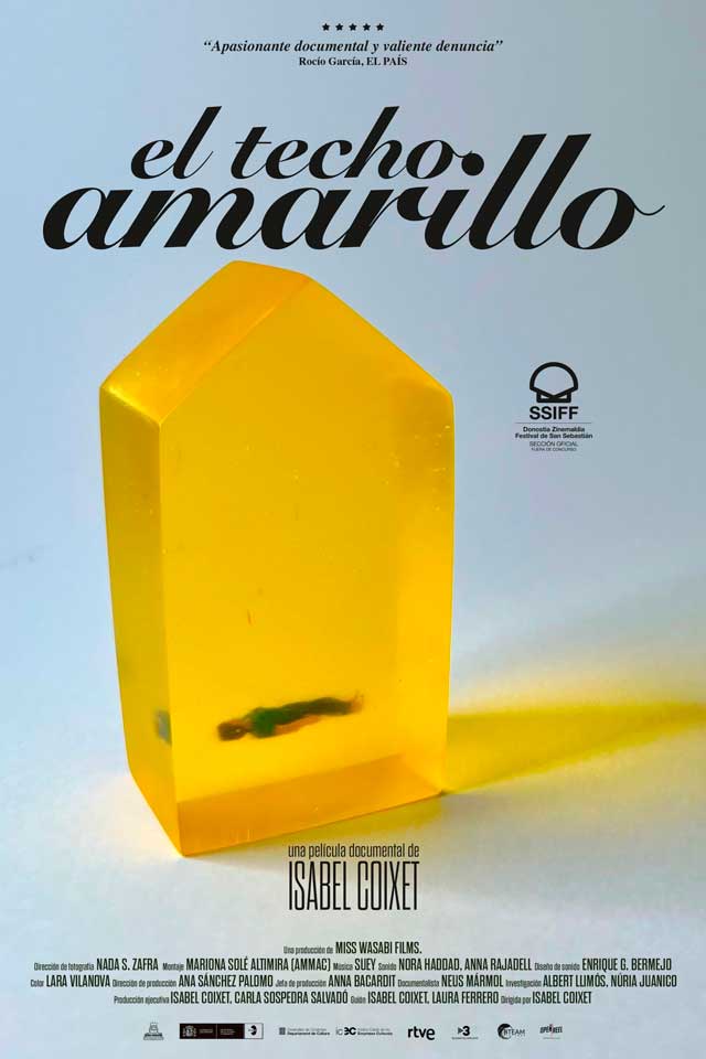 El techo amarillo - cartel