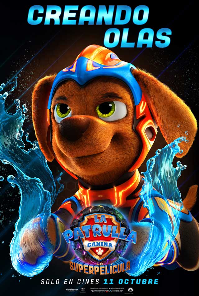 La patrulla canina: La superpelícula - cartel Creando olas