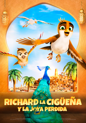 Cartel de Richard La Cigüeña y la joya perdida