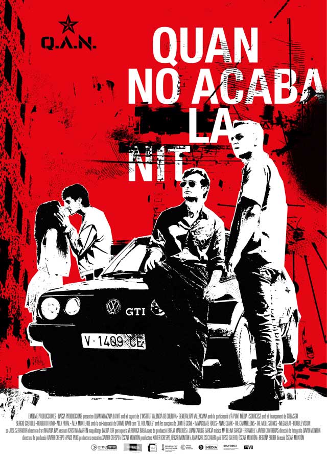 Quan no acaba la nit - cartel