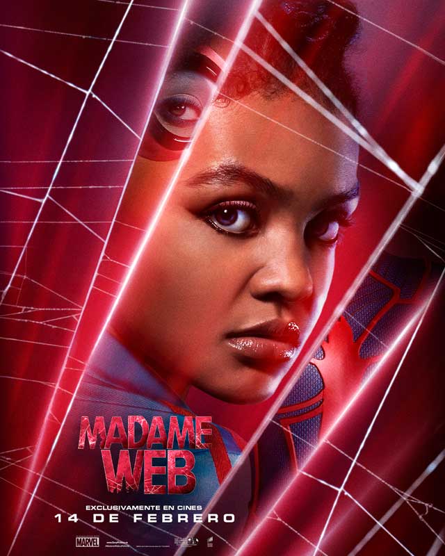 Madame Web - cartel Celeste O'Connor es Mattie Franklin