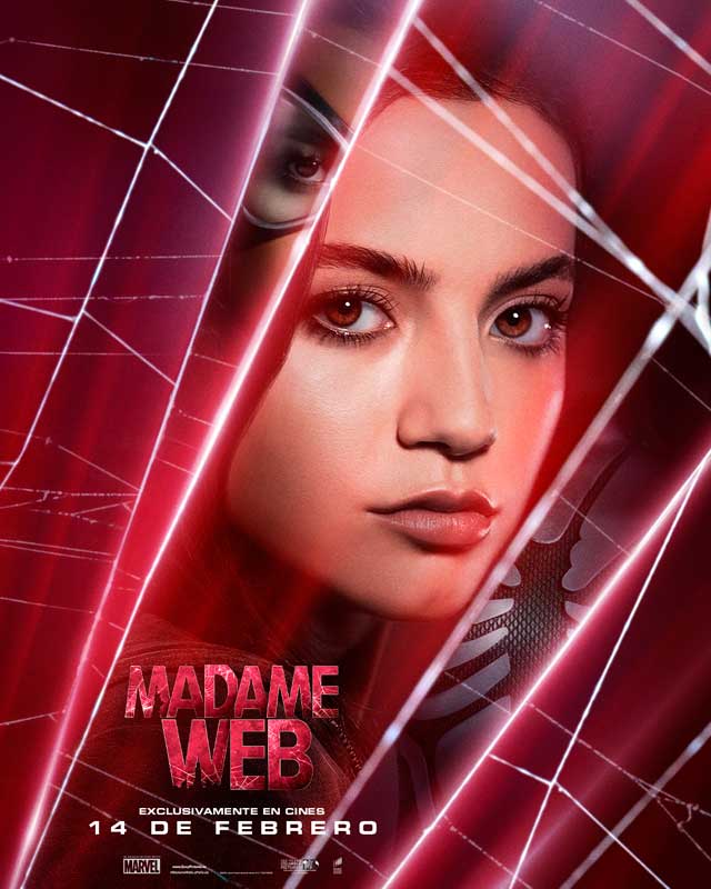 Madame Web - cartel Isabela Merced es Anya Corazon