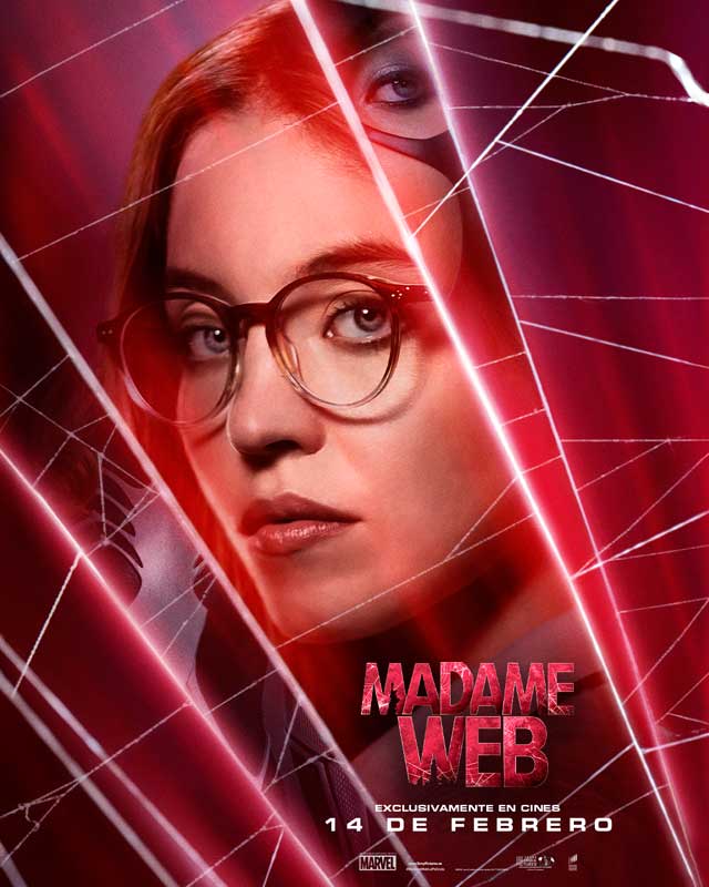 Madame Web - cartel Sydney Sweeney es Julia Carpenter