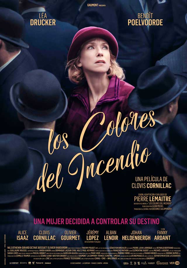 Los colores del incendio - cartel