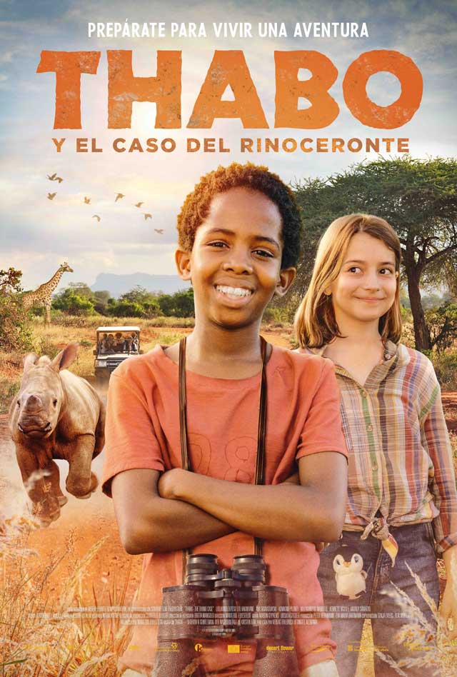 Thabo y el caso del rinoceronte - cartel