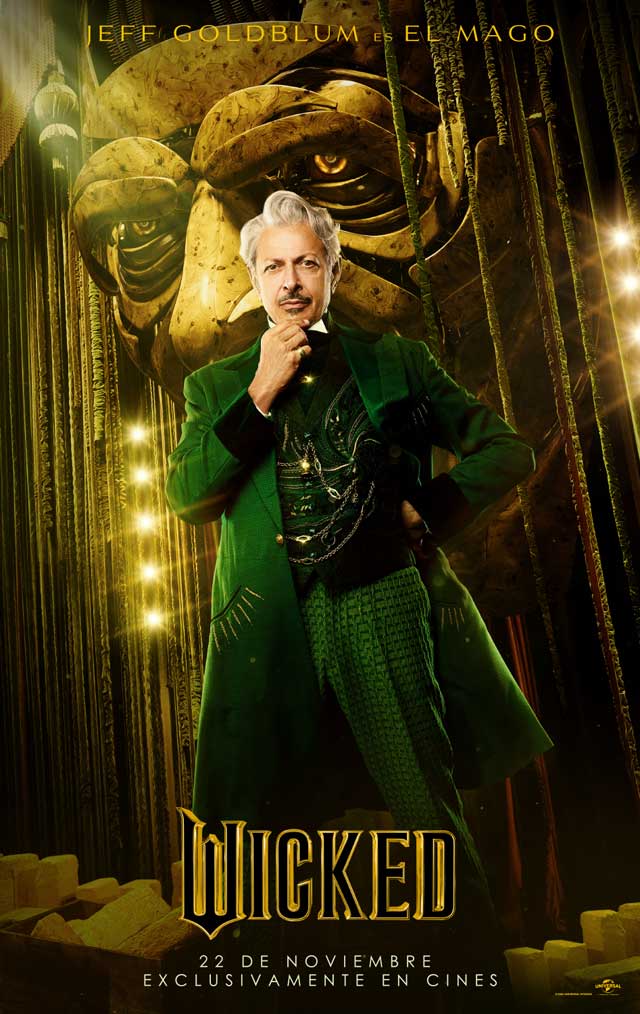 Wicked - cartel Jeff Goldblum es El Mago