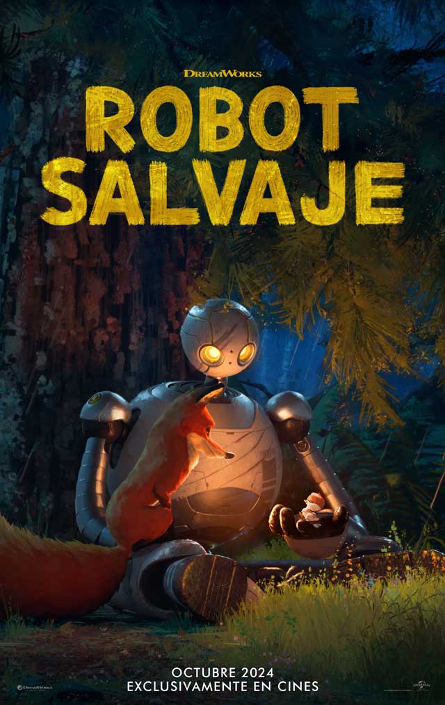 Robot salvaje - cartel