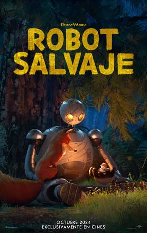 Cartel de Robot salvaje