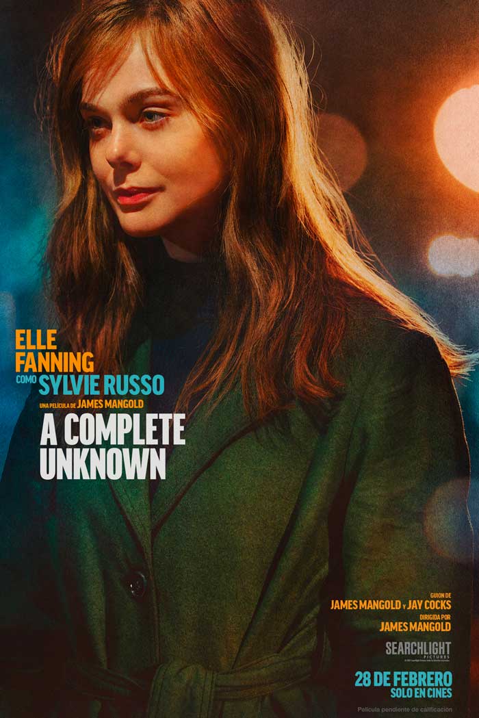 A complete unknown - cartel Elle Fanning como Sylvie Russo