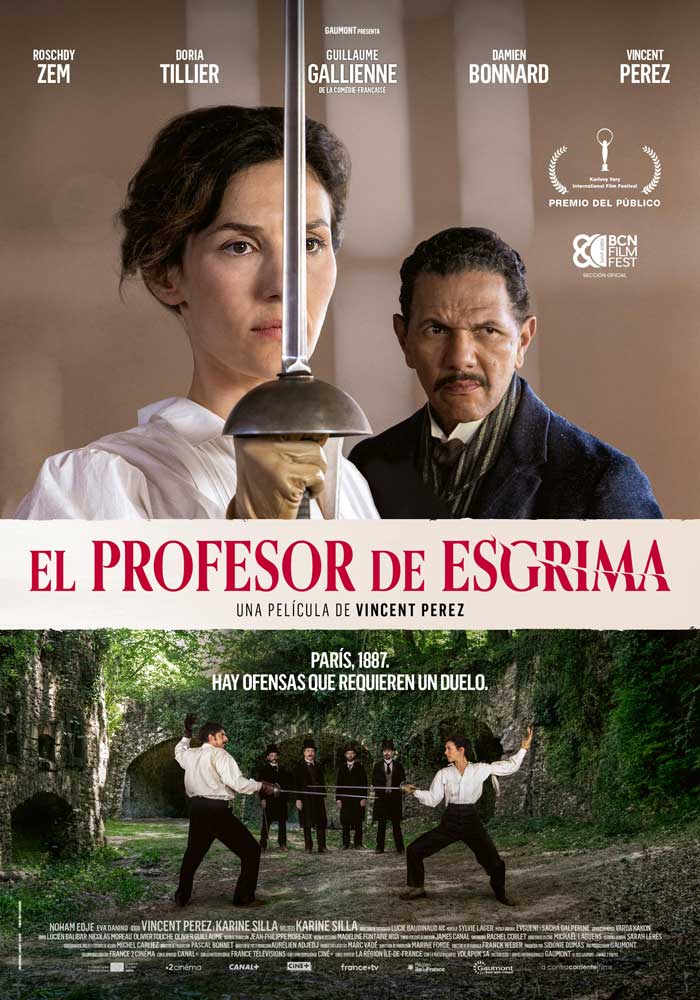 El profesor de esgrima - cartel