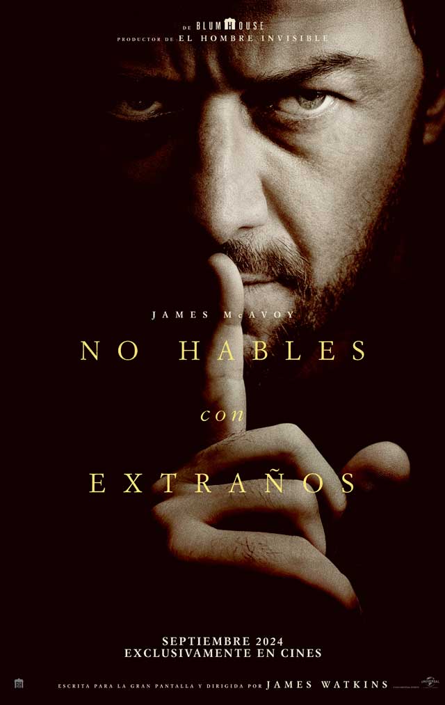 No hables con extraños - cartel