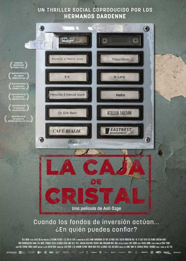 La caja de cristal - cartel