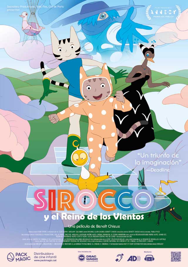 Sirocco y el reino de los vientos - cartel