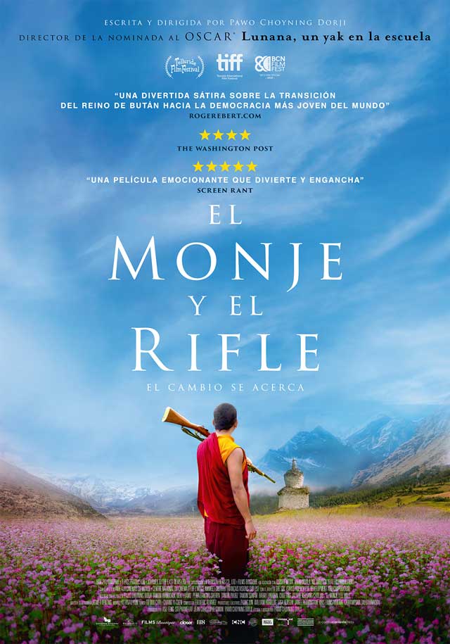 El monje y el rifle - cartel