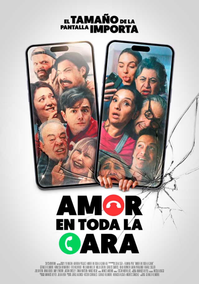 Amor en toda la cara - cartel