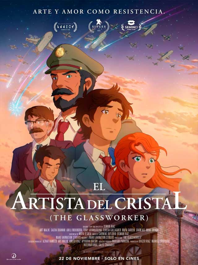 El artista del cristal - cartel