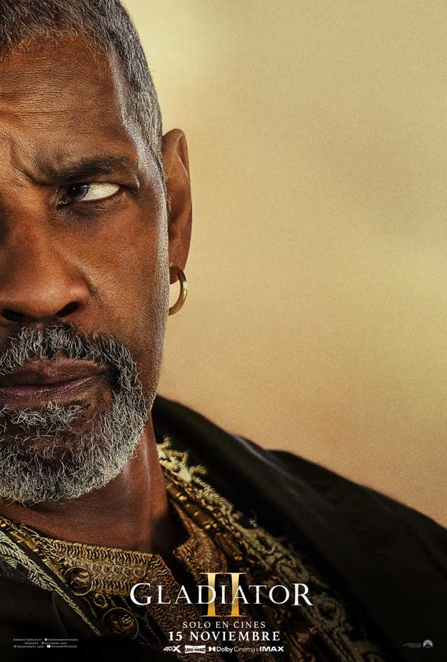 Gladiator II - cartel Denzel Washington