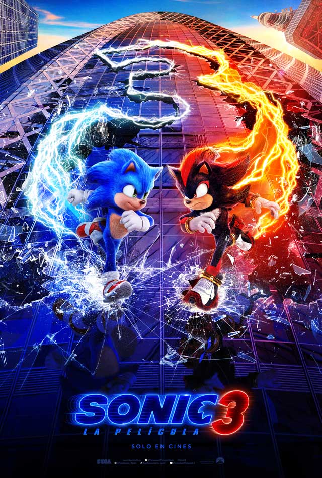 Sonic 3 la película - cartel