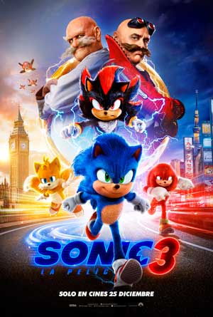 Cartel de Sonic 3 la película