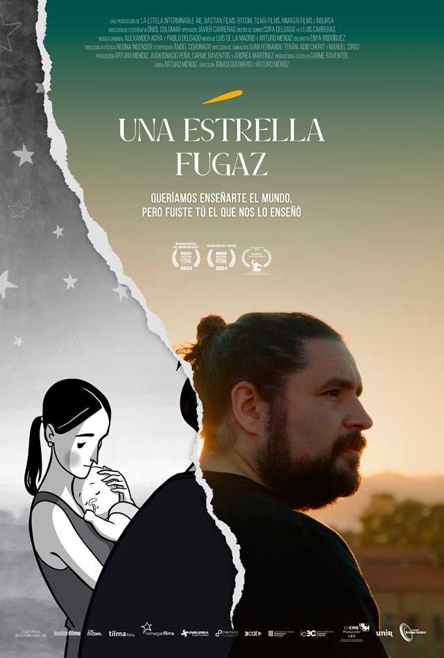 Una estrella fugaz - cartel