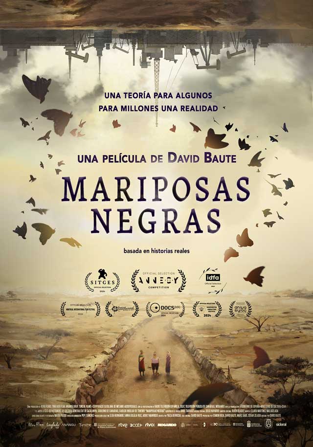 Mariposas negras - cartel