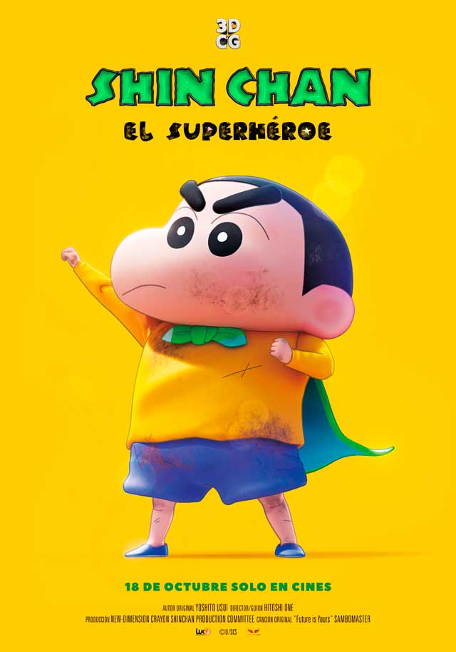 Shin Chan: El superhéroe - cartel