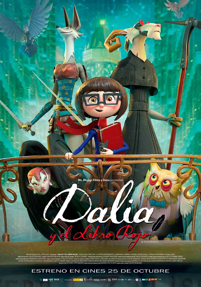 Dalia y el libro rojo - cartel