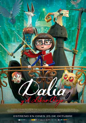 Cartel de Dalia y el libro rojo