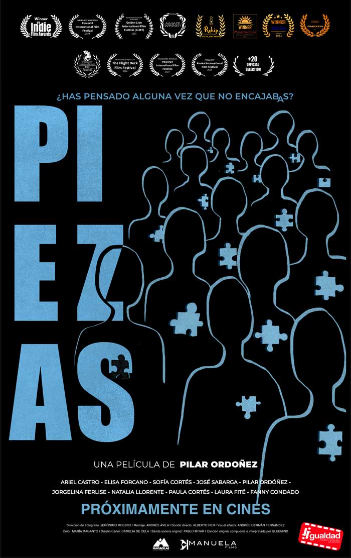 Piezas - cartel