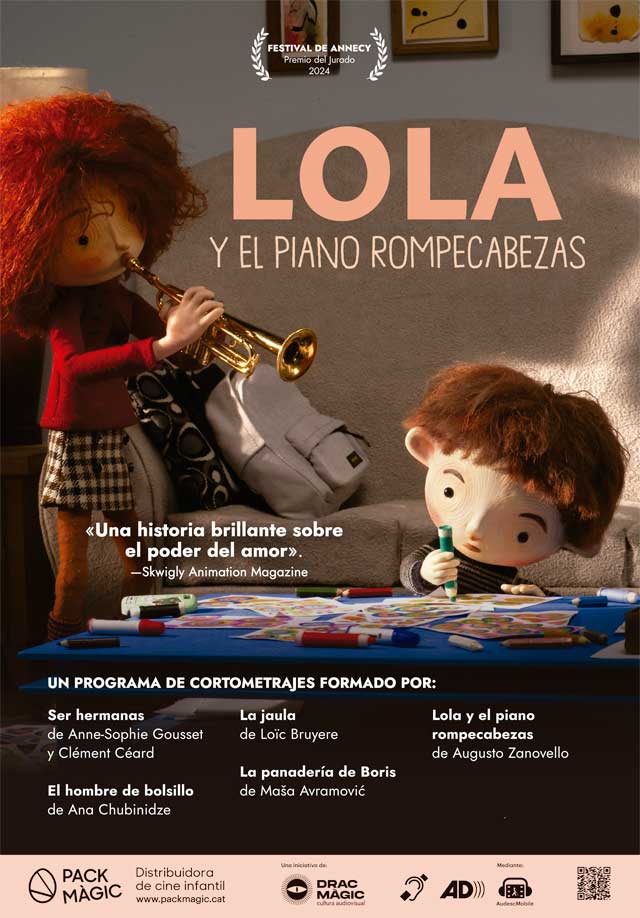 Lola y el piano rompecabezas - cartel