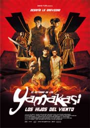 Cartel de El Retorno de los Yamakasi, los Hijos del Viento