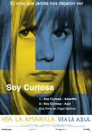 Cartel de Soy curiosa amarillo / Soy curiosa azul