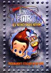 Cartel de Jimmy Neutron. El Niño Inventor