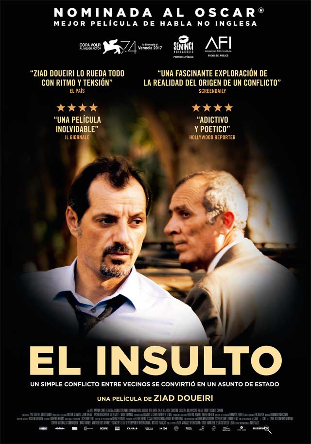 El insulto - cartel