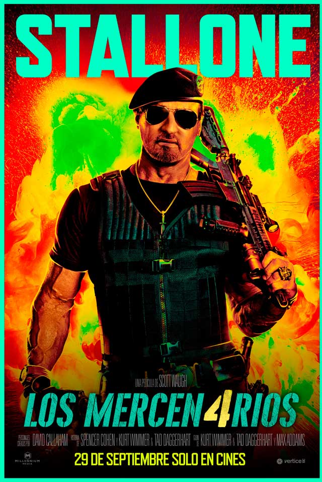 Los mercen4rios - cartel Stallone