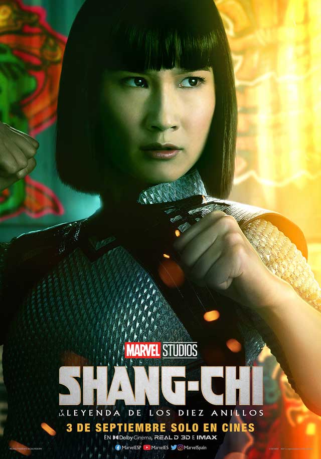 Shang-Chi y la leyenda de los diez anillos - cartel Meng'er Zhang es Xialing