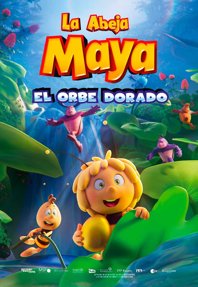 La abeja Maya y el orbe dorado - cartel