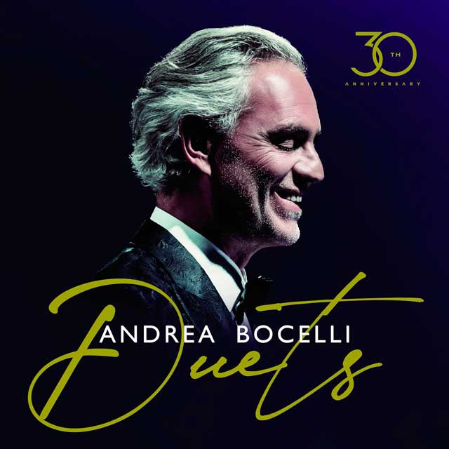 Andrea Bocelli: Duets - 30th anniversary - portada