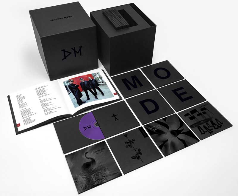 Contenidos de la caja recopilatoria de Depeche Mode