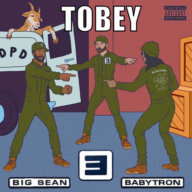 Eminem con Big Sean y Babytron: Tobey - portada