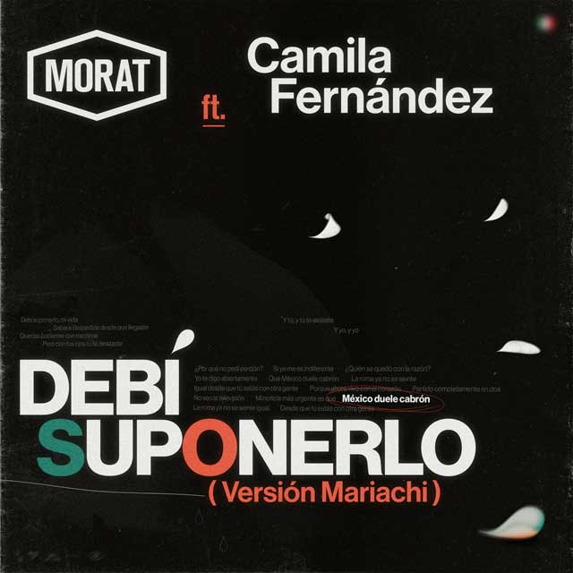 Morat con Camila Fernández: Debí suponerlo - portada