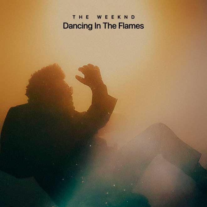 The Weeknd: Dancing in the flames - portada