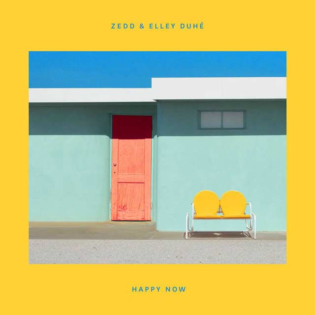 Zedd con Elley Duhé: Happy now - portada