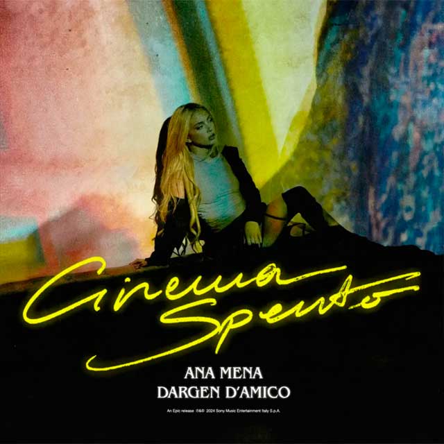 Ana Mena con Dargen D'Amico: Cinema spento - portada