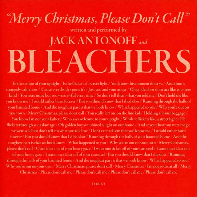 Bleachers: Merry Christmas, please don't call - portada