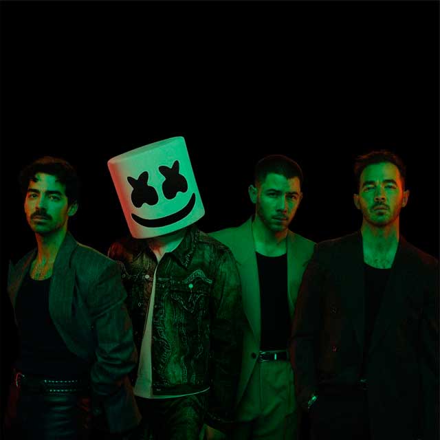 Jonas Brothers con Marshmello: Slow motion - portada