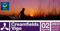 Derrick May, Tiga y James Holden en Creamfields Vigo