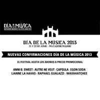 Nuevas confirmaciones Día de la Música 2013