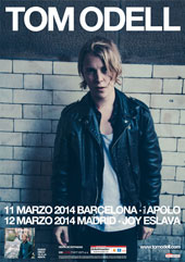 Primeros conciertos de Tom Odell en Barcelona y Madrid